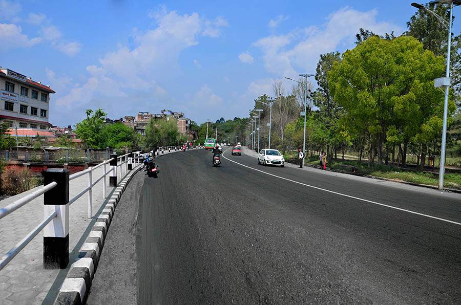 Improvement of Tinkune-Airport-Gaushala Road